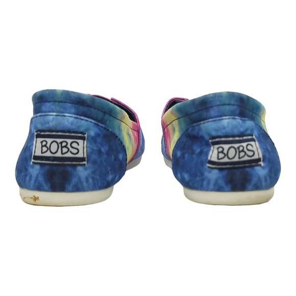 Skechers BOBS Swedish Phish Shoe US 7 UK 4 EU 37 Slip On Flats Tie Dye Fabric - Picture 5 of 11